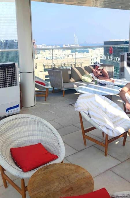 Amazing Apartment With Infinity Pool Dubái Exterior foto